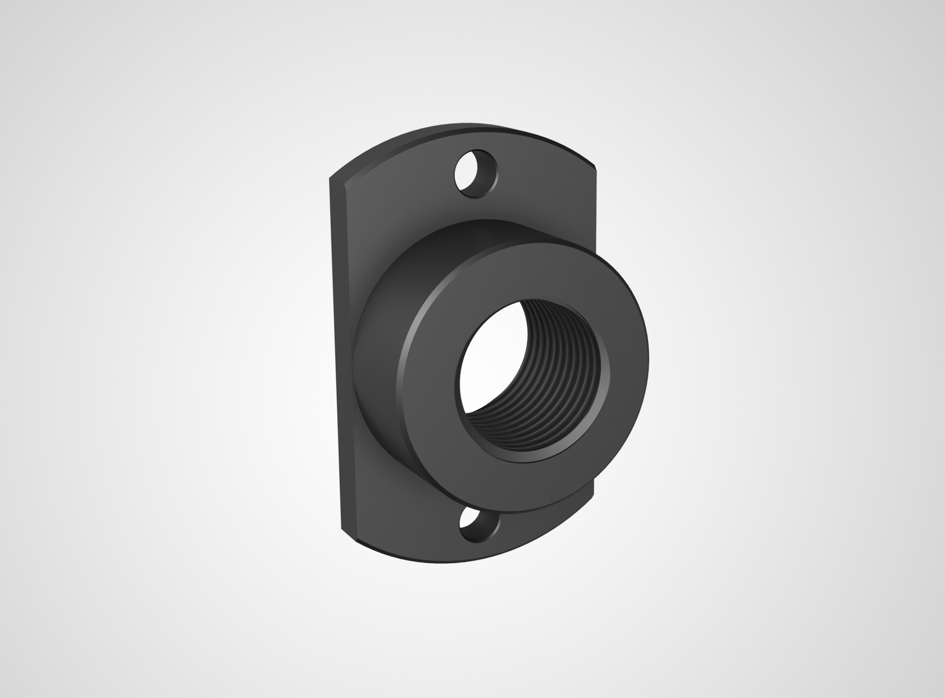 Flat Flange Lead Screw Nut with Background