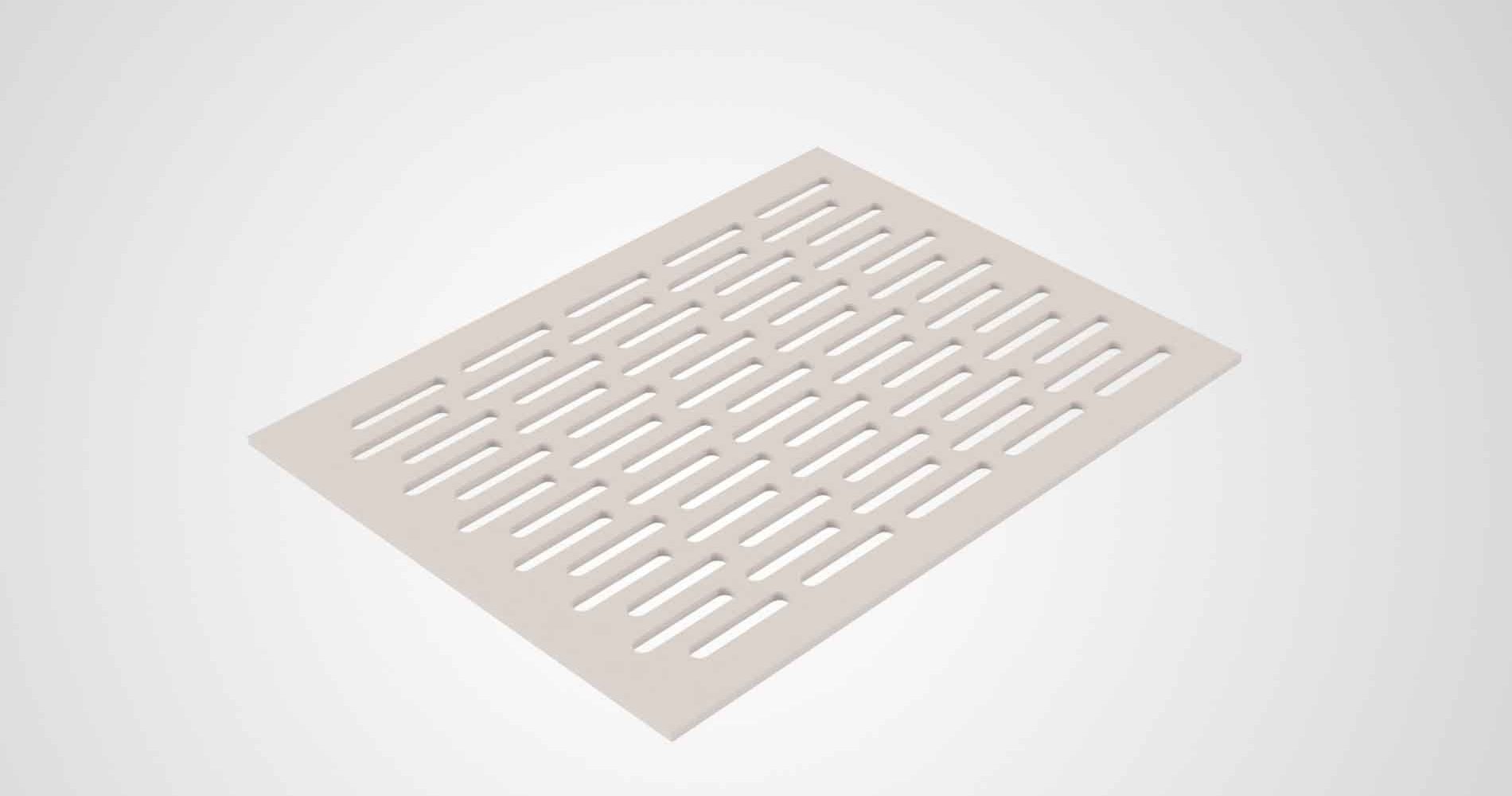 Perforated plastic sheets_long lines with Background